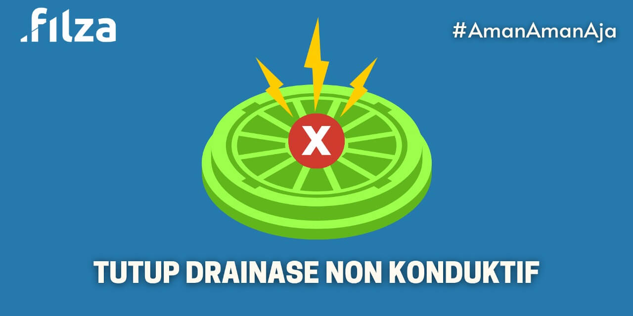 Tutup Drainase Non Konduktif